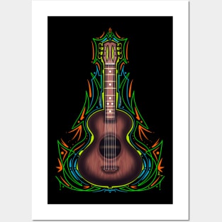 Acoustic guitar Posters and Art